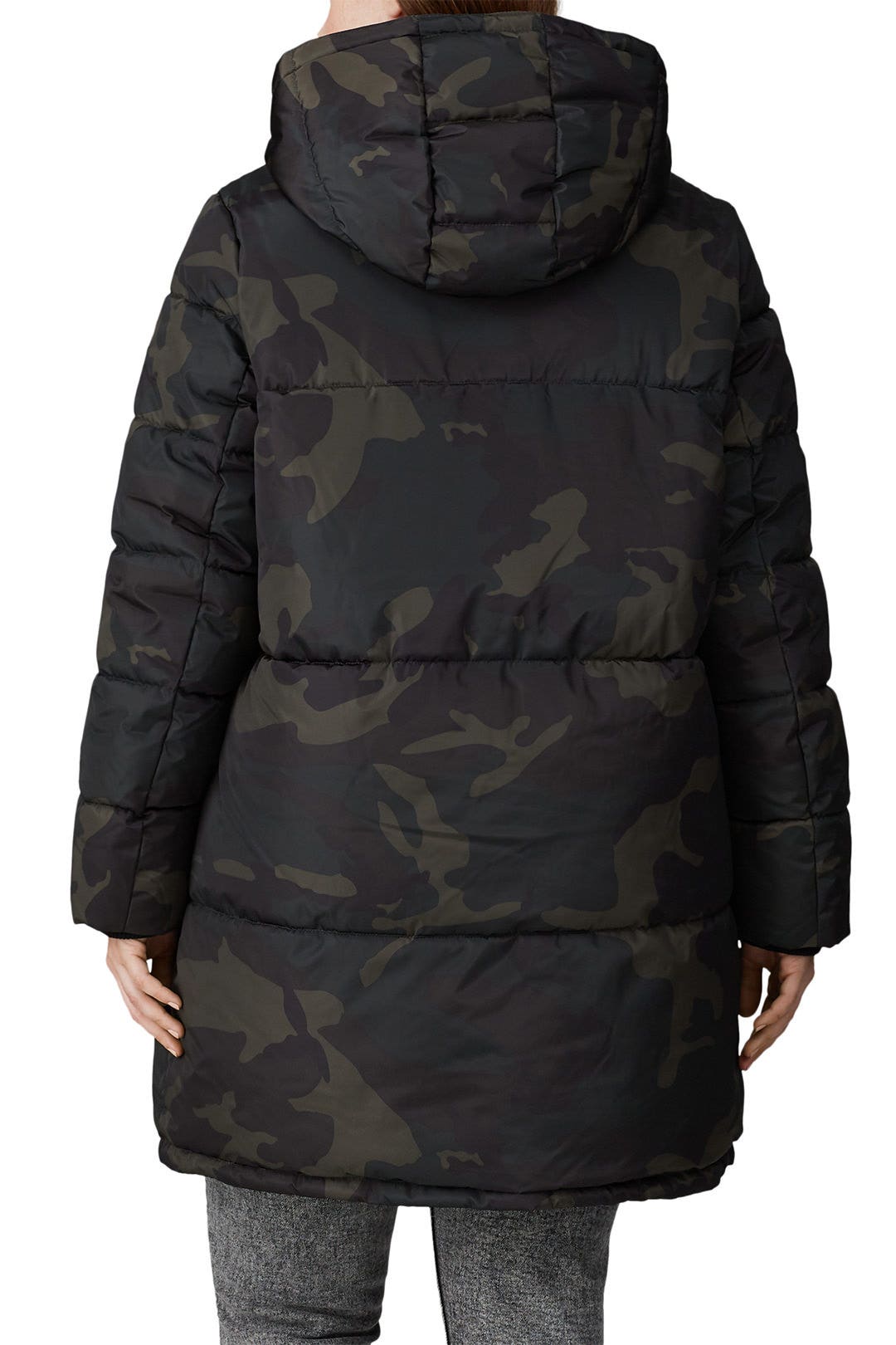 Camo Padded Aop Parka by JUNAROSE 2