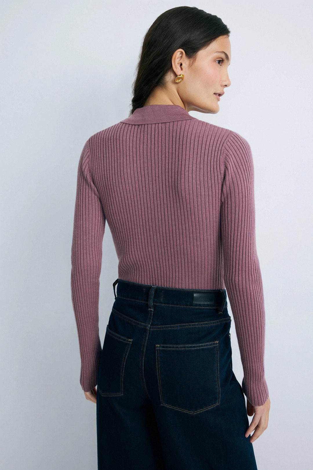 Collared Rib Sweater by Peter Som x RTR 2