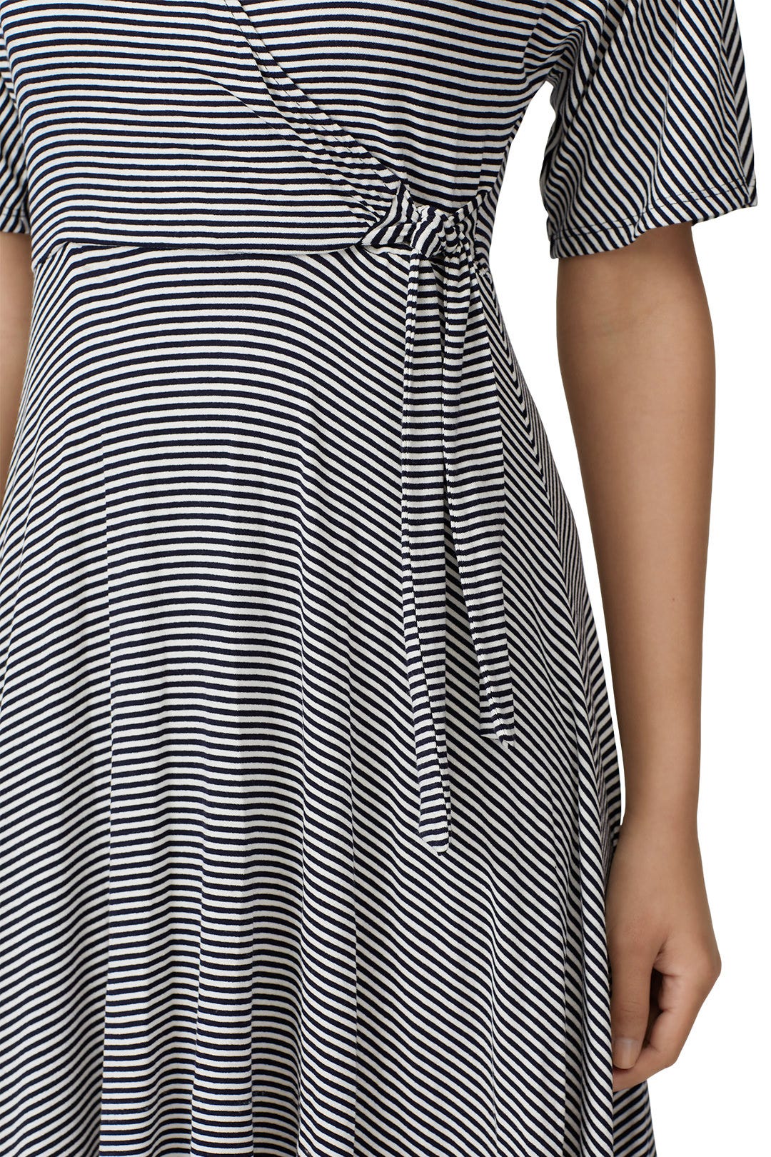 Knotted Faux Wrap Dress by B Collection by Bobeau 2