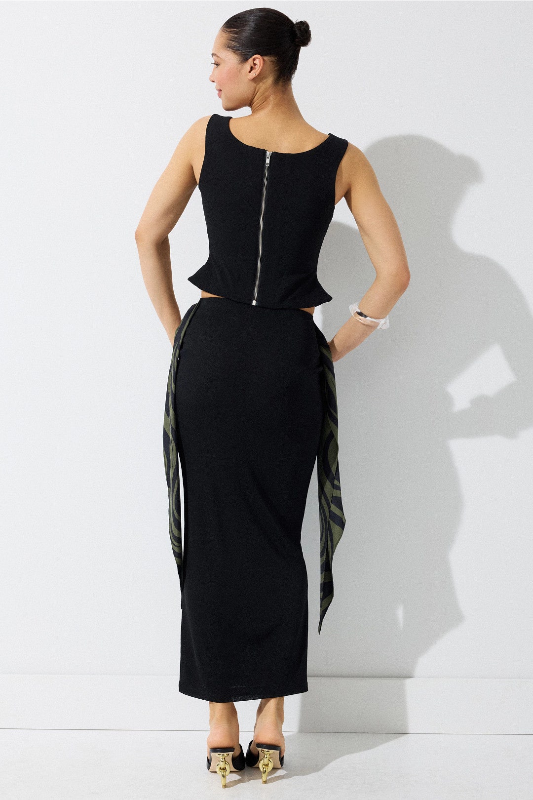 Maltha Midi Skirt by Nanushka 1