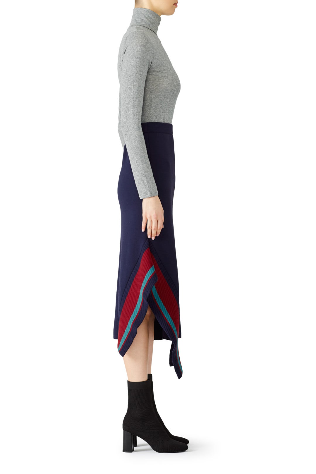 Jacquard Sweater Skirt by Tibi 1