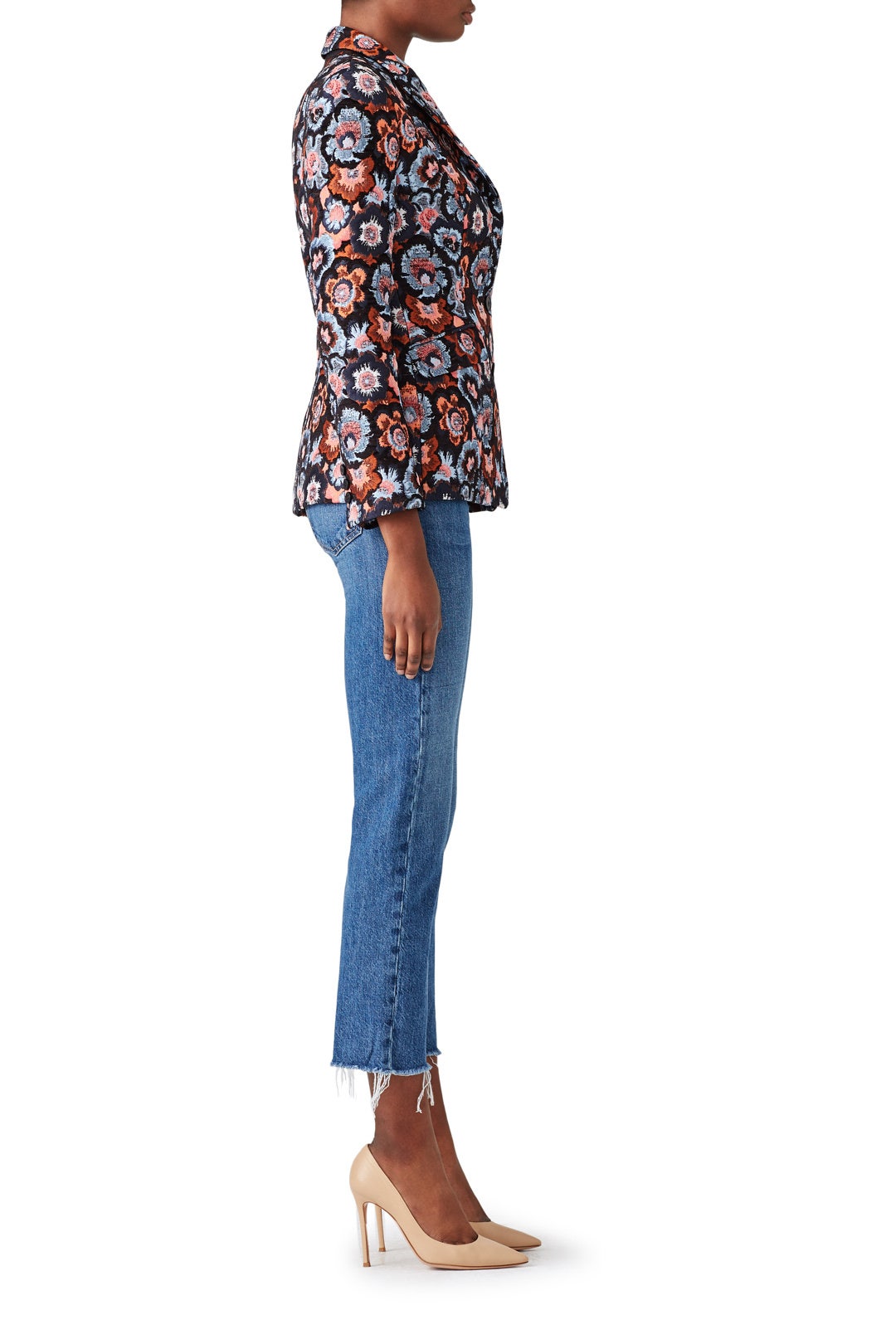 Floral Jacquard Blazer by Theory 1