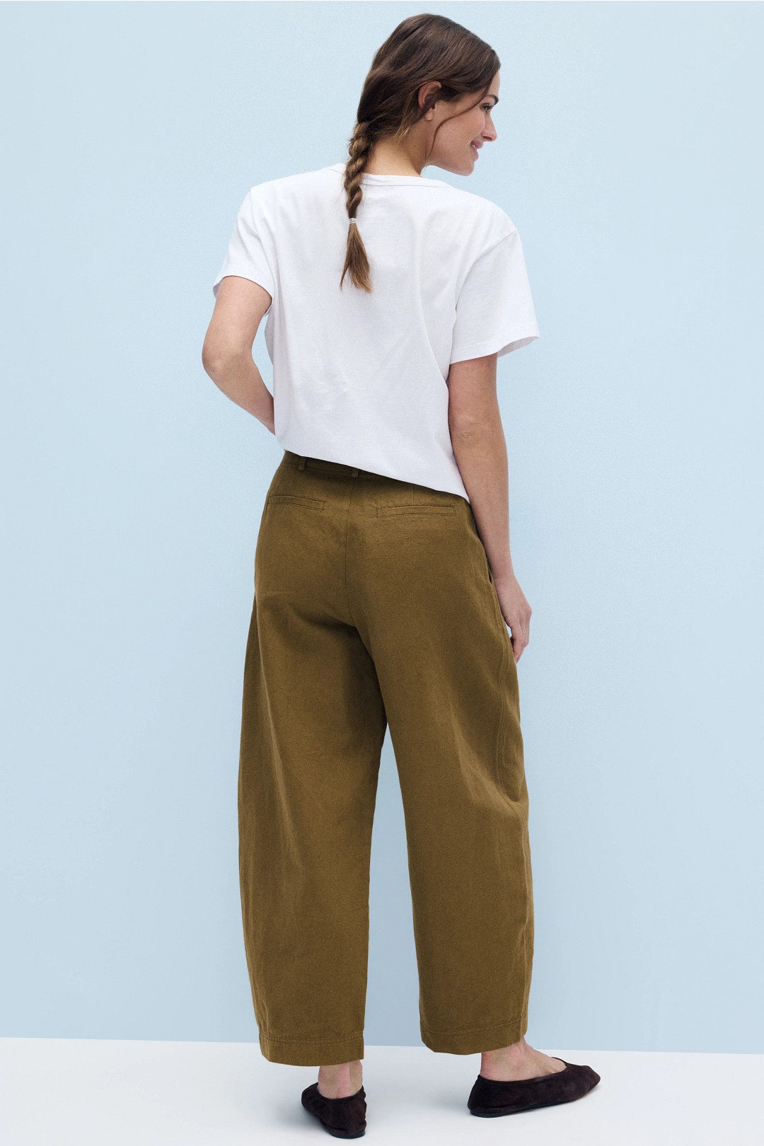 Bari Cropped Trouser by Apiece Apart 2