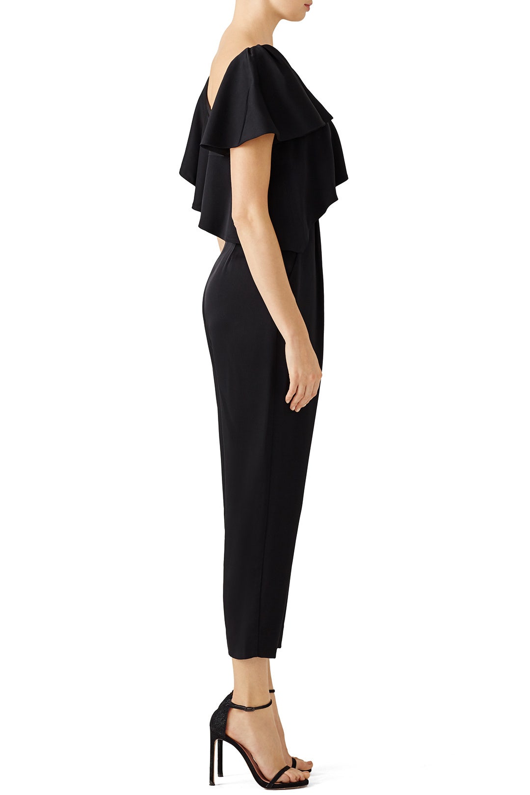 Black Ruffle Jumpsuit by Jill Jill Stuart 1