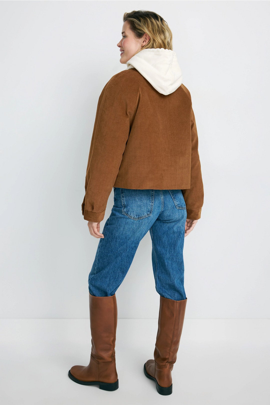 Belle Cropped Corduroy Jacket by Maje 2