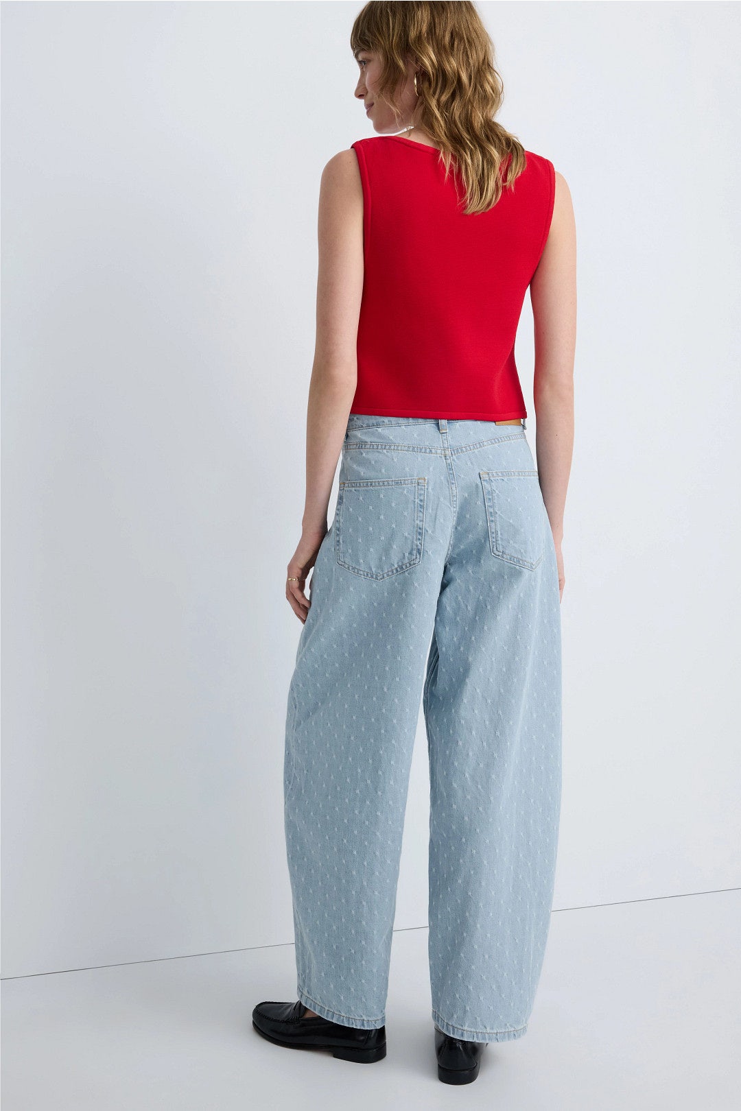 Polaris Polka Dot Jeans by Maje 1