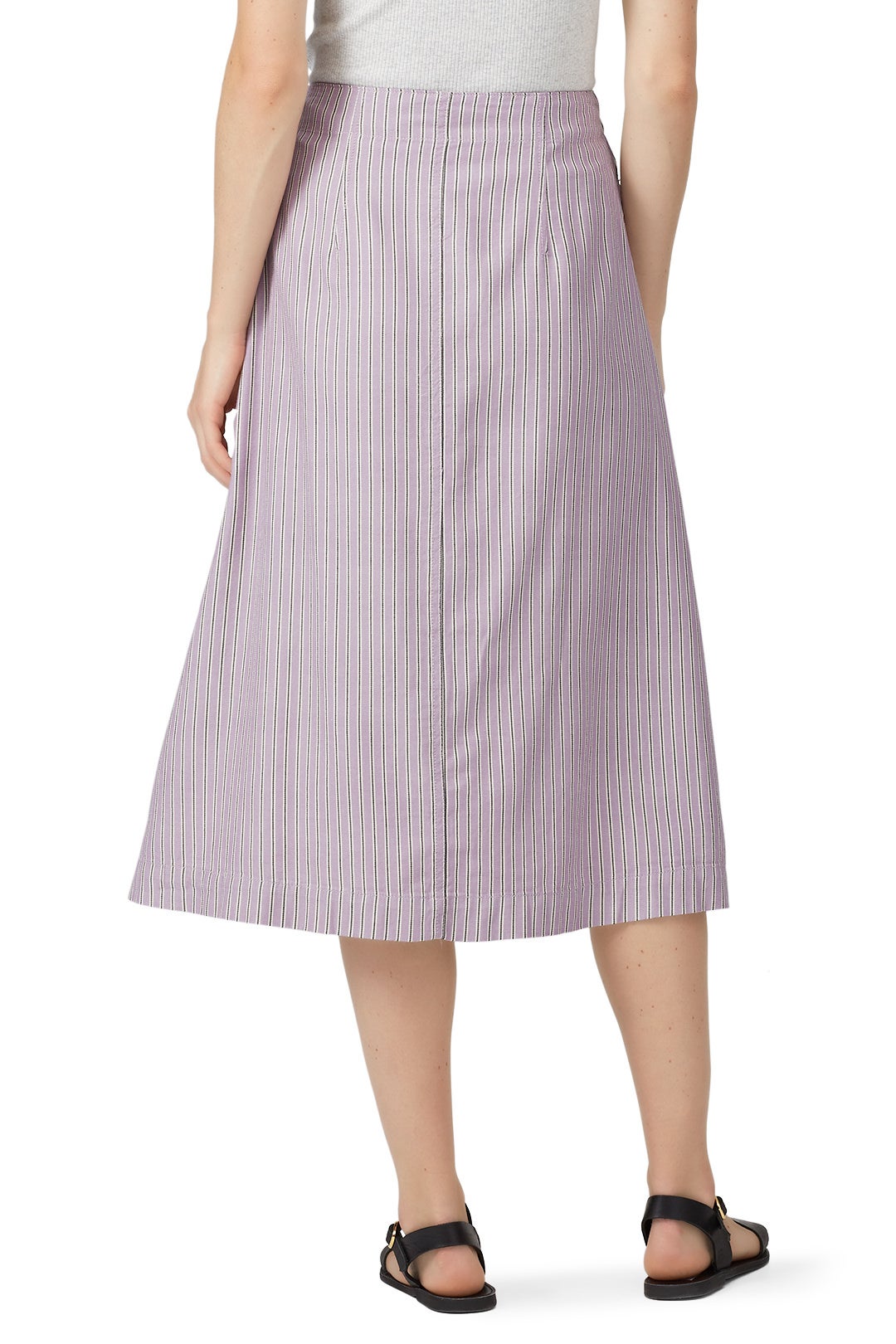 Patio Button Front Midi Skirt by Madewell 2