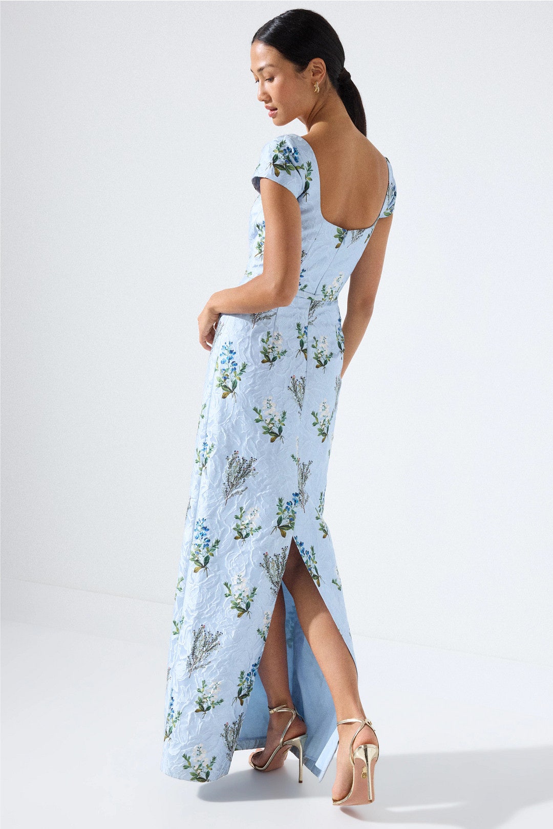 Grace Printed Jacquard Gown by Sachin & Babi 2