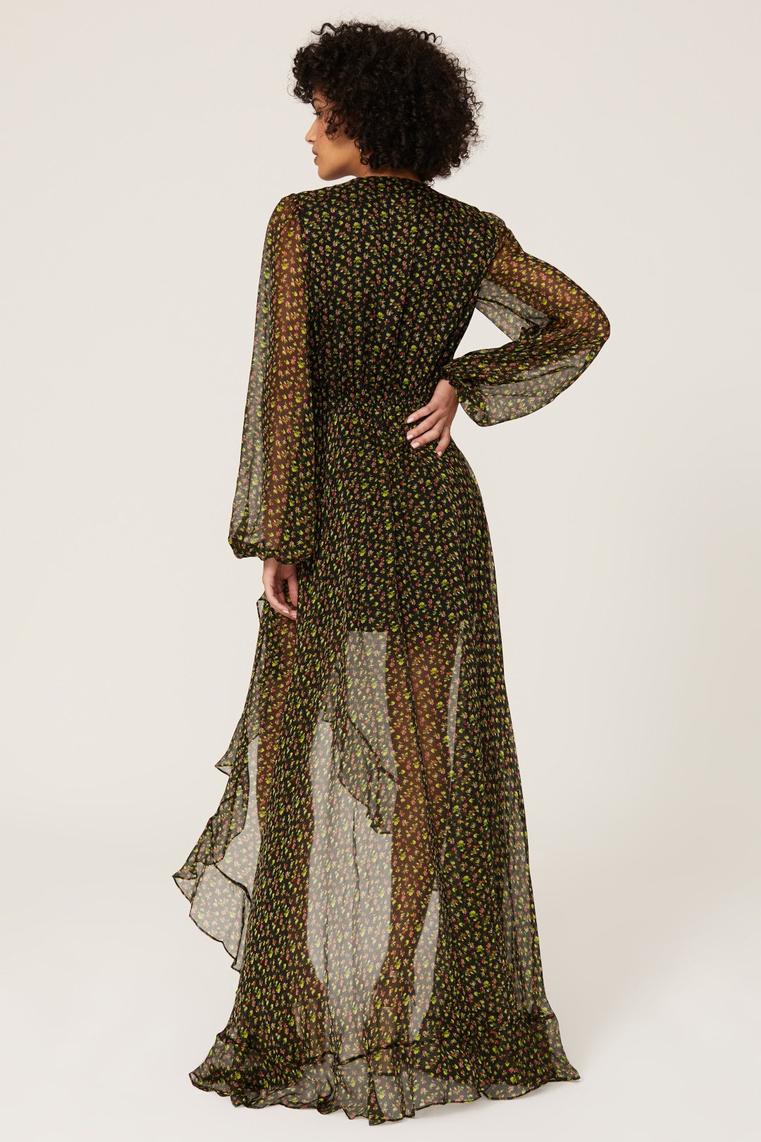 Vivian Winter Rose Dress by CAROLINE CONSTAS 2