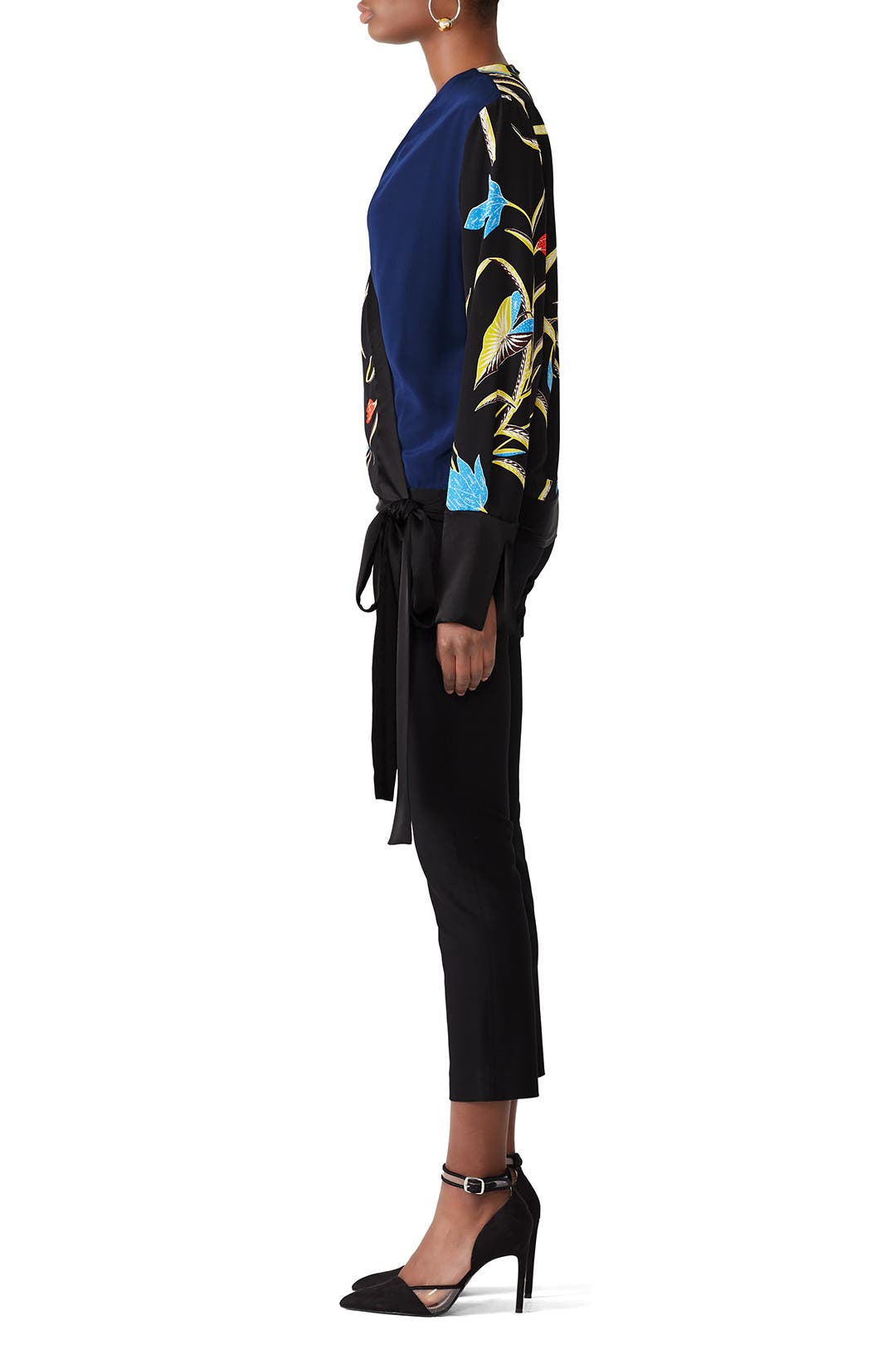 Oswald Cross Over Blouse by Diane von Furstenberg | Rent the