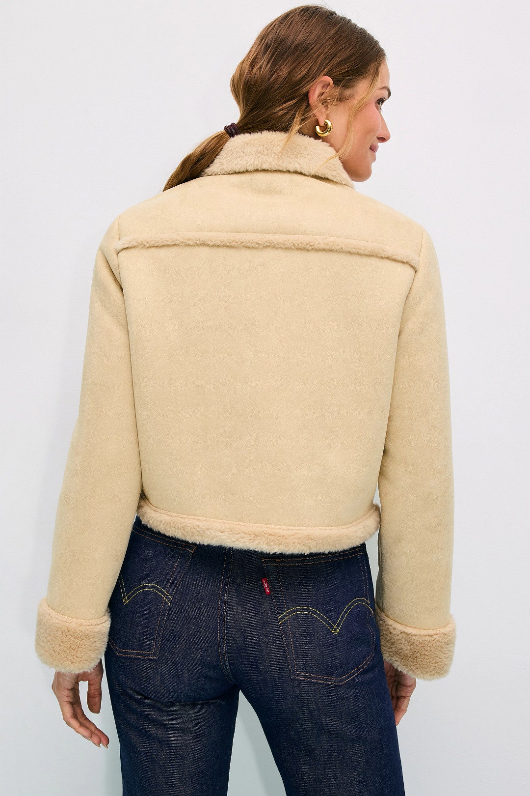 Astra Shearling Jacket by LE JEAN 2