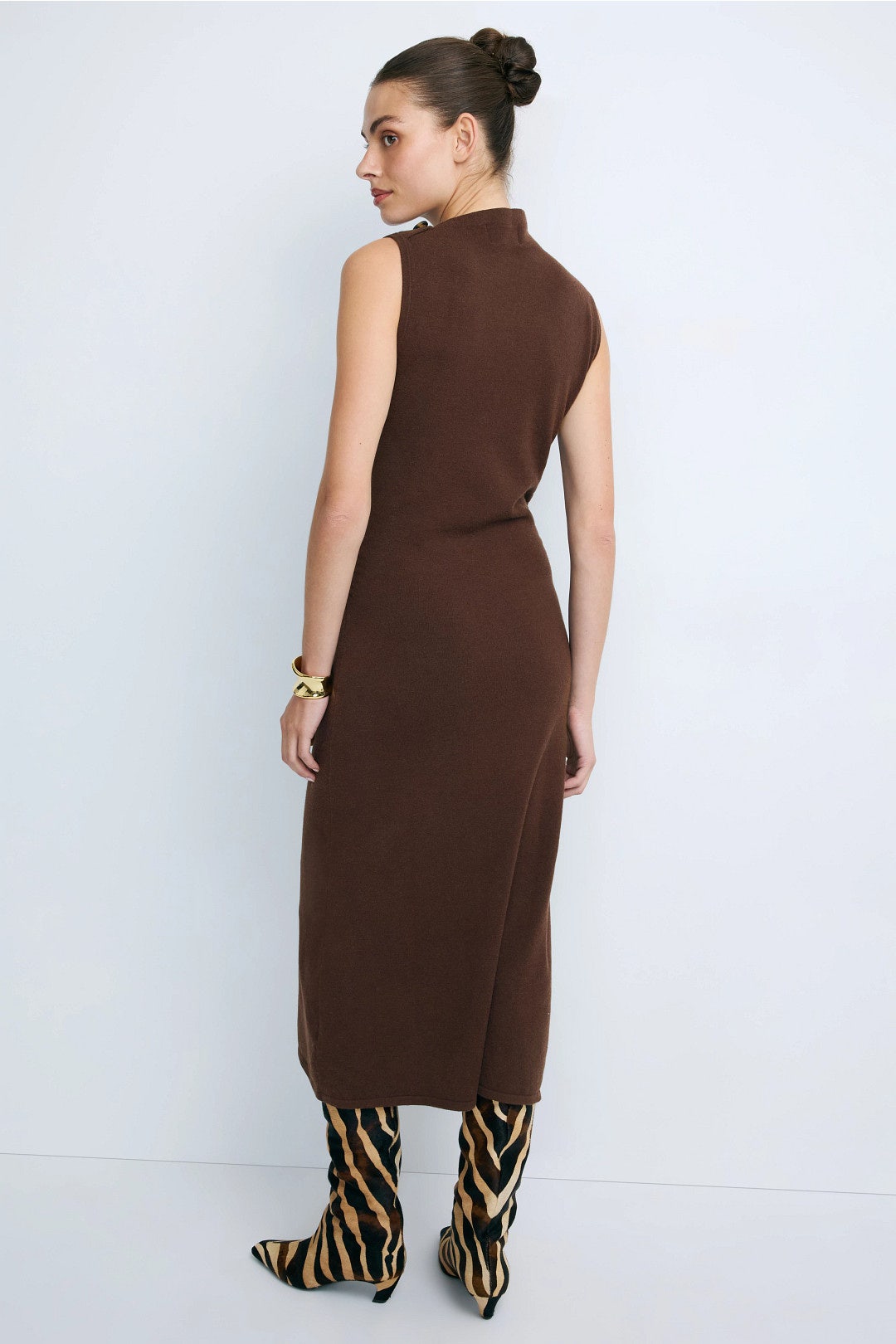 Abel Sleeveless Asymmetric-Neck Dress by Modern Citizen 2