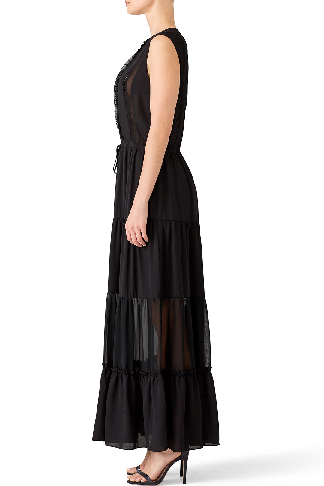 Black Sheer Maxi by Scotch & Soda 2