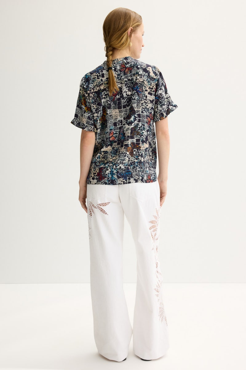 Tafiz Soft Butterflies Blouse by Zadig & Voltaire - Photo 2