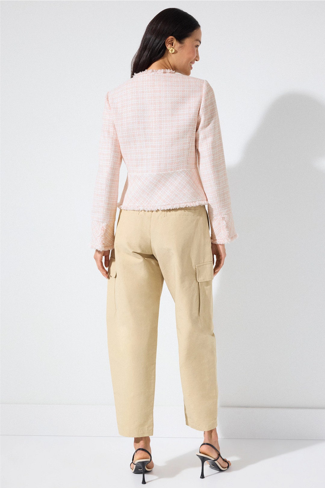 Fringe Tweed Blazer by Derek Lam 10 Crosby x RTR 2