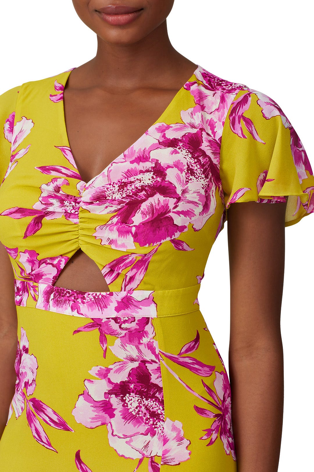 Lemon Floral Midi Dress by Great Jones 2