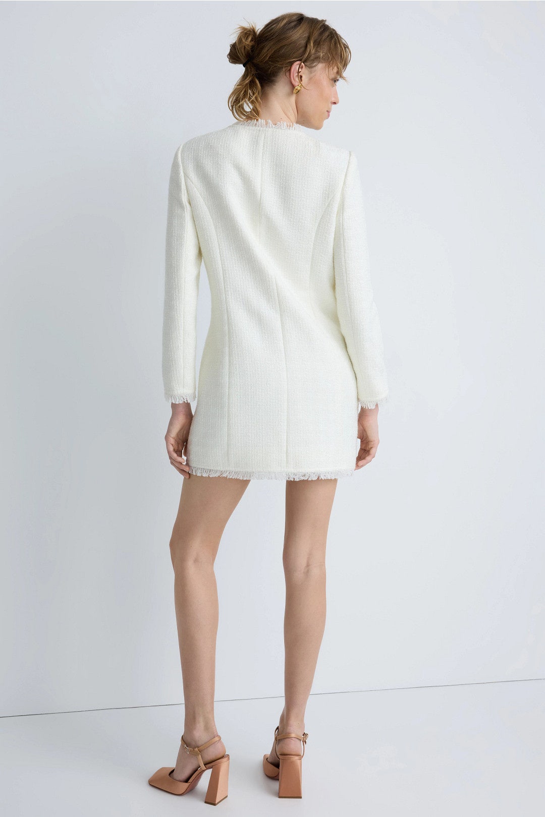 Neile Boucle Long Jacket by Milly 1