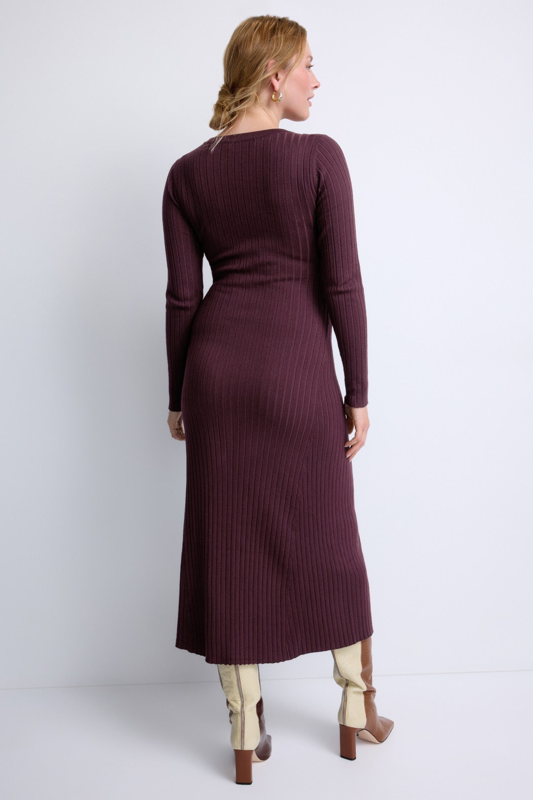Maternity Eden Knit Nursing Dress by ripe 2