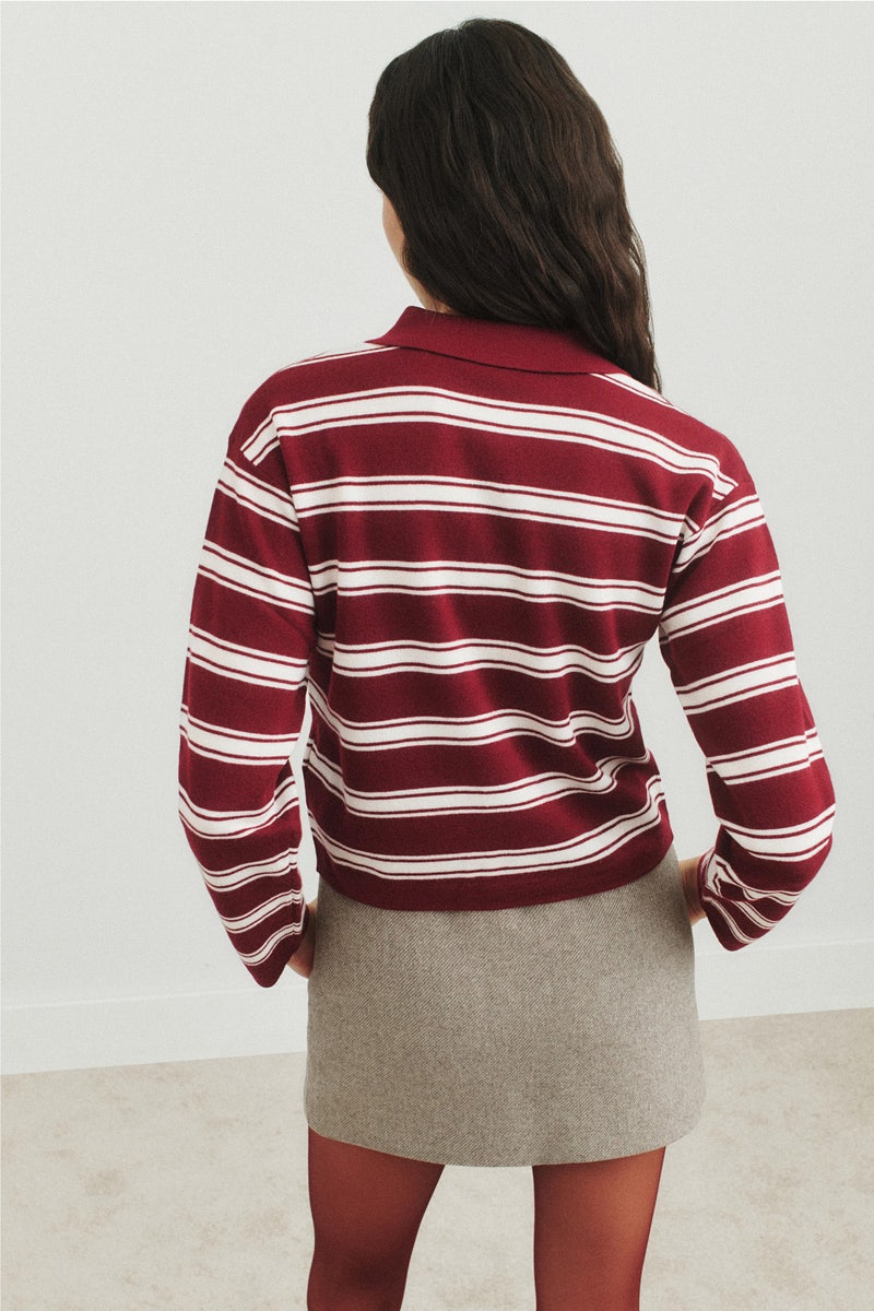 Striped Rugby T-Shirt by Sandro - Photo 2