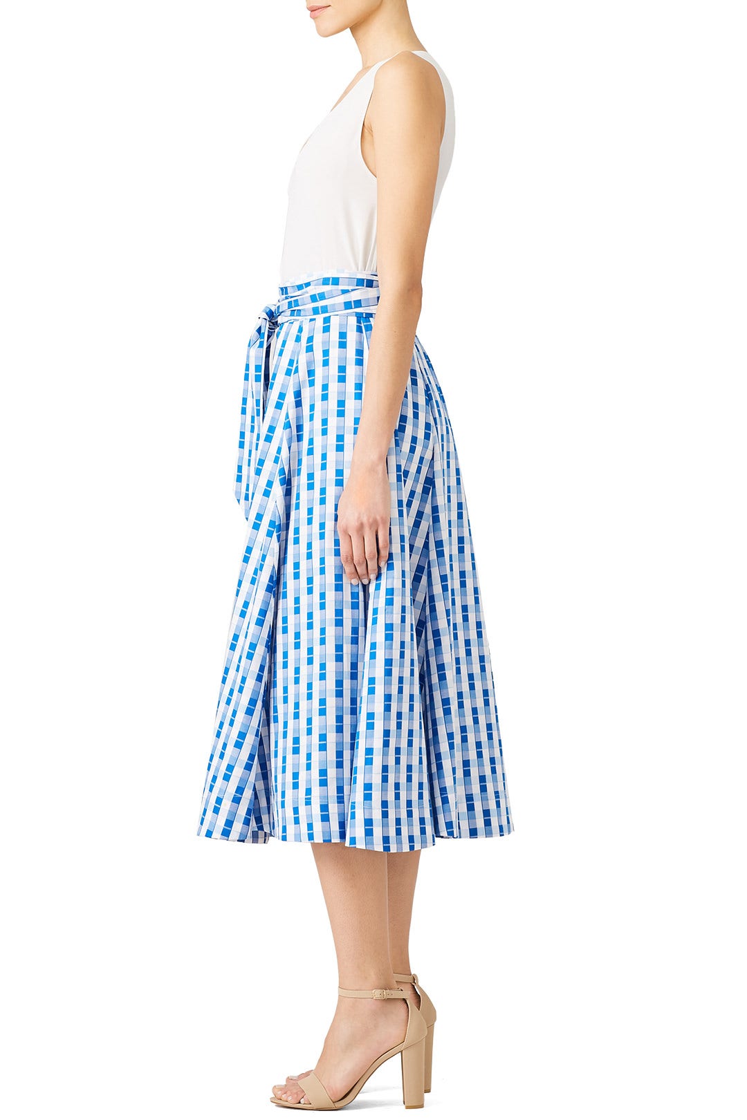 Gingham Imari Skirt by Alexis 2