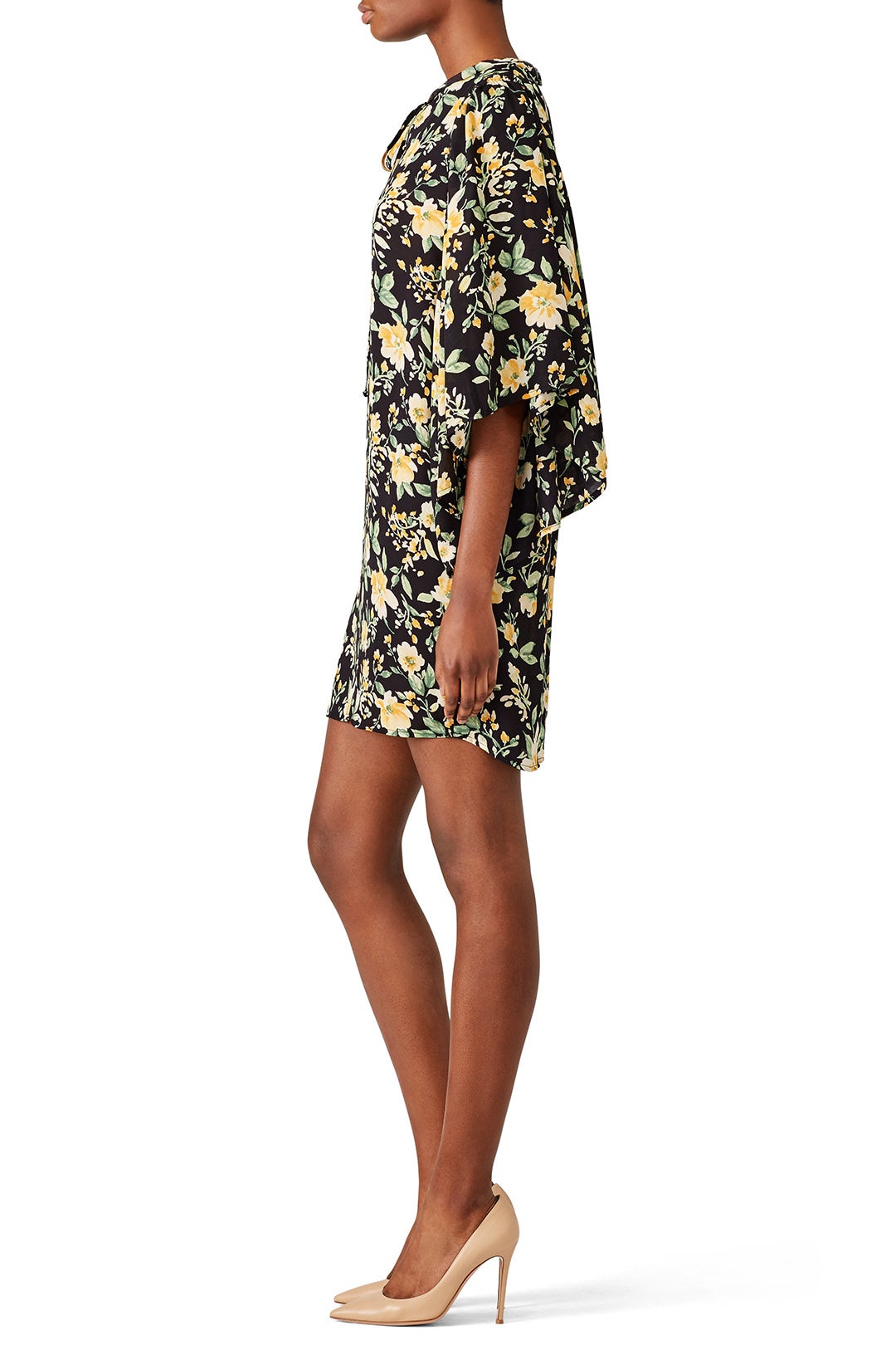 Morna Ruffle Sleeve Dress by B Collection by Bobeau 2