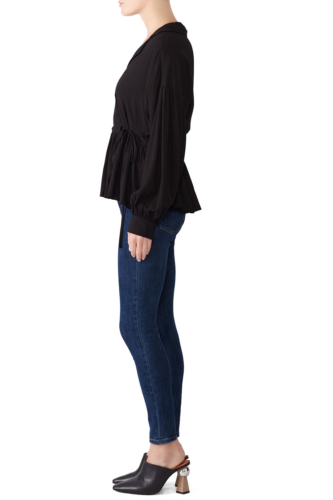 Overlapped Button Up Top by Moon River 2