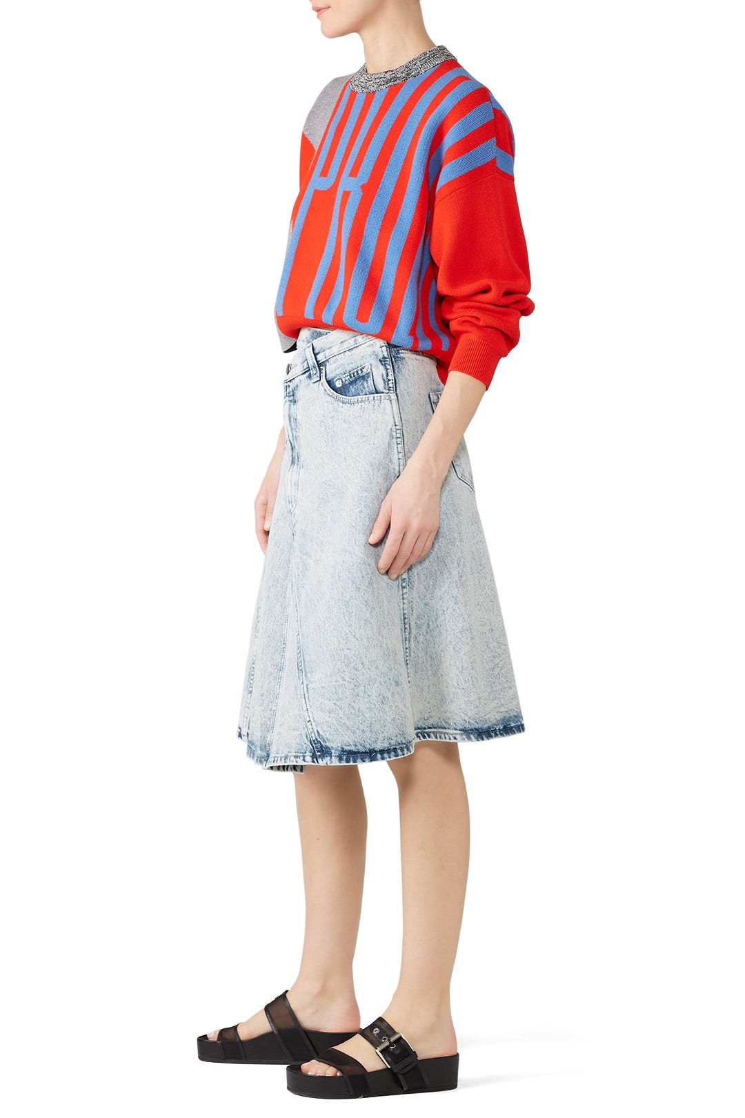 Washing Denim Skirt by Proenza Schouler 2