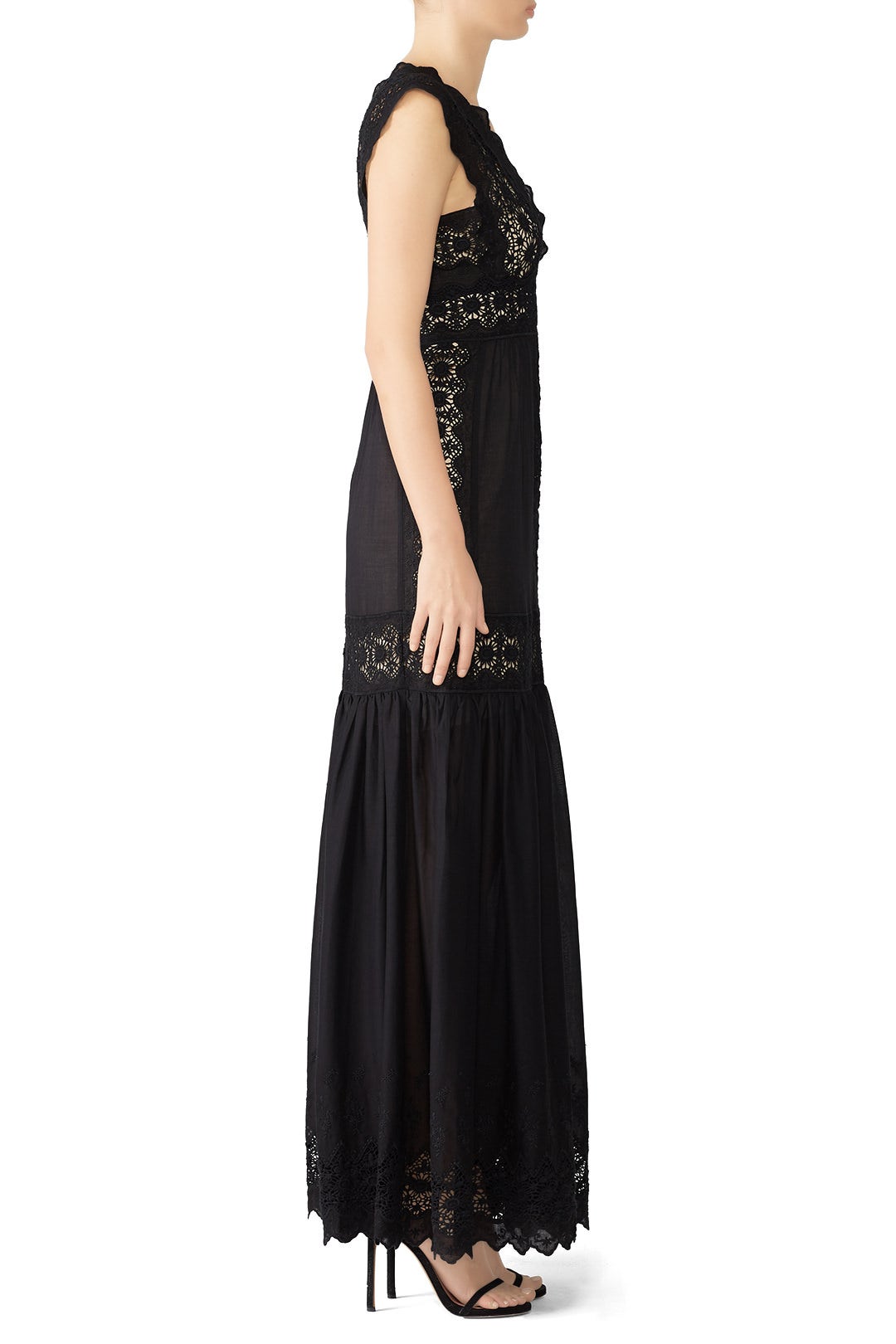 Embroidered Lace Maxi by Aijek 2