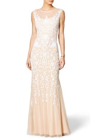Champagne Gown by Badgley Mischka