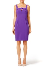 Purple Bow Dress by BOUTIQUE MOSCHINO