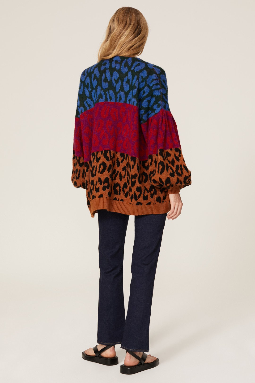Colorblock Leopard Cardigan by FARM Rio 2