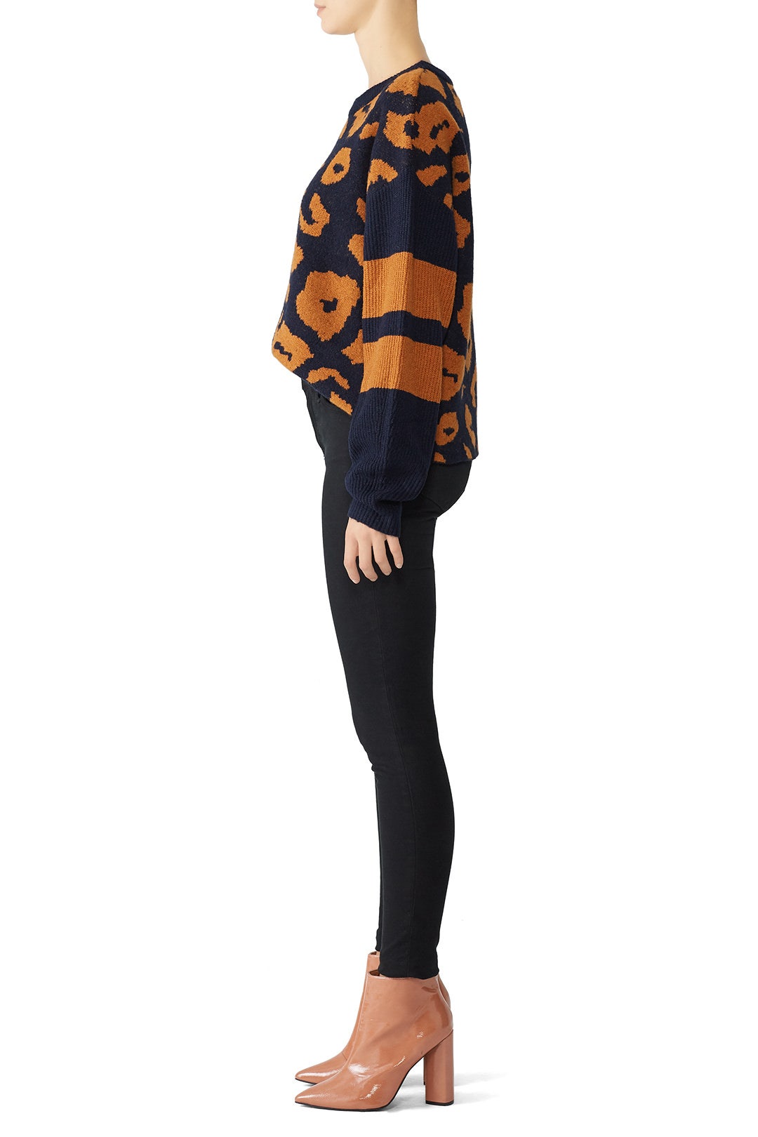 Jodi Leopard Sweater by John + Jenn 1
