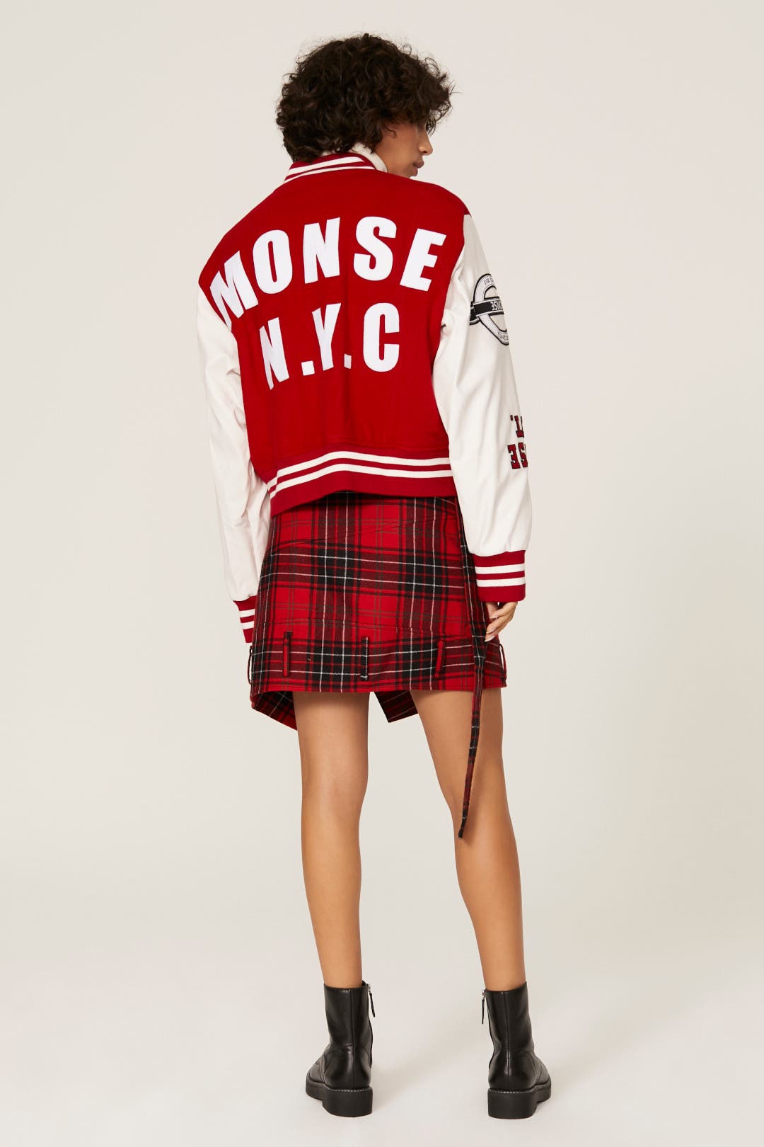 【MONSE】2way SPORTS JACKET croppedブルゾン Cropped Letterman Jacket by Monse | Rent the Runway