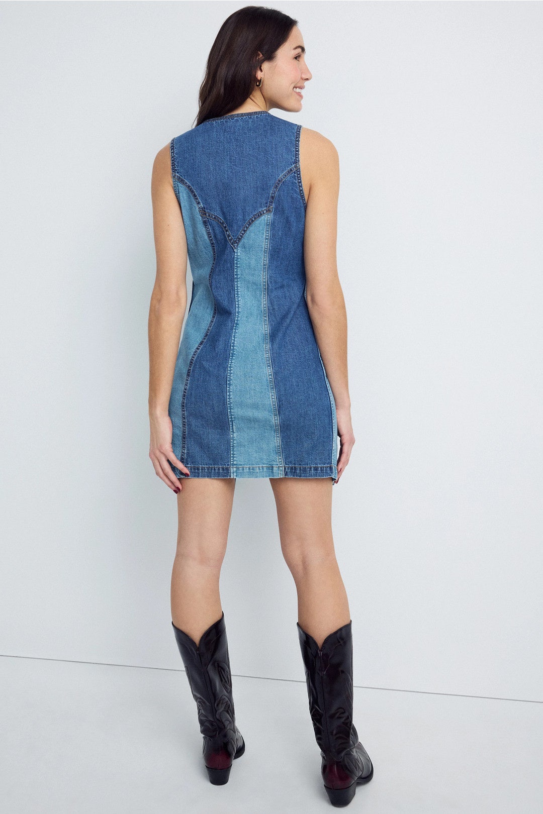 Patchwork Vest Dress by WRANGLER 2