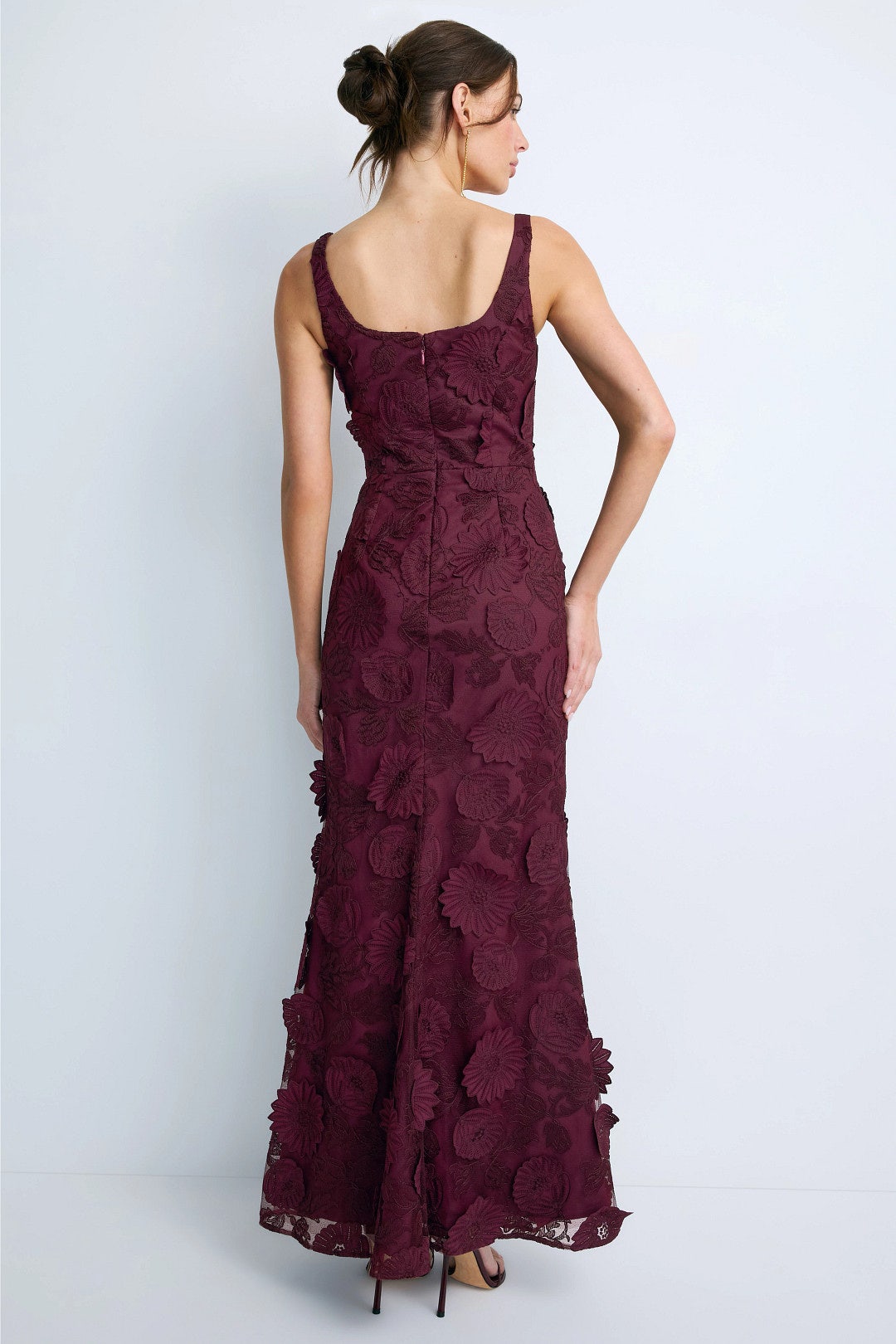 Lorena Embroidered Gown by Dress The Population 2