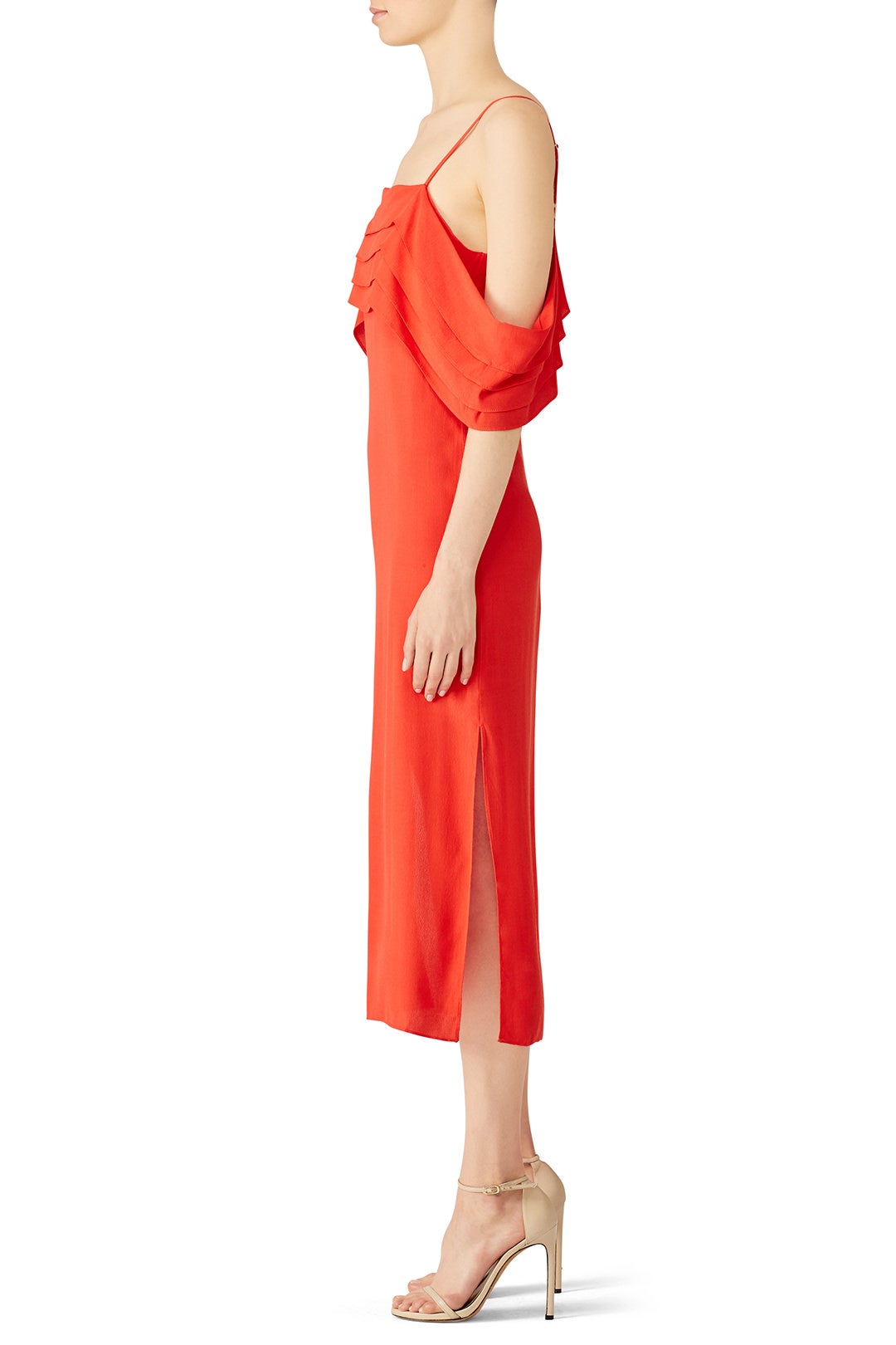 Red Azalea Midi Dress by ELLIATT 2