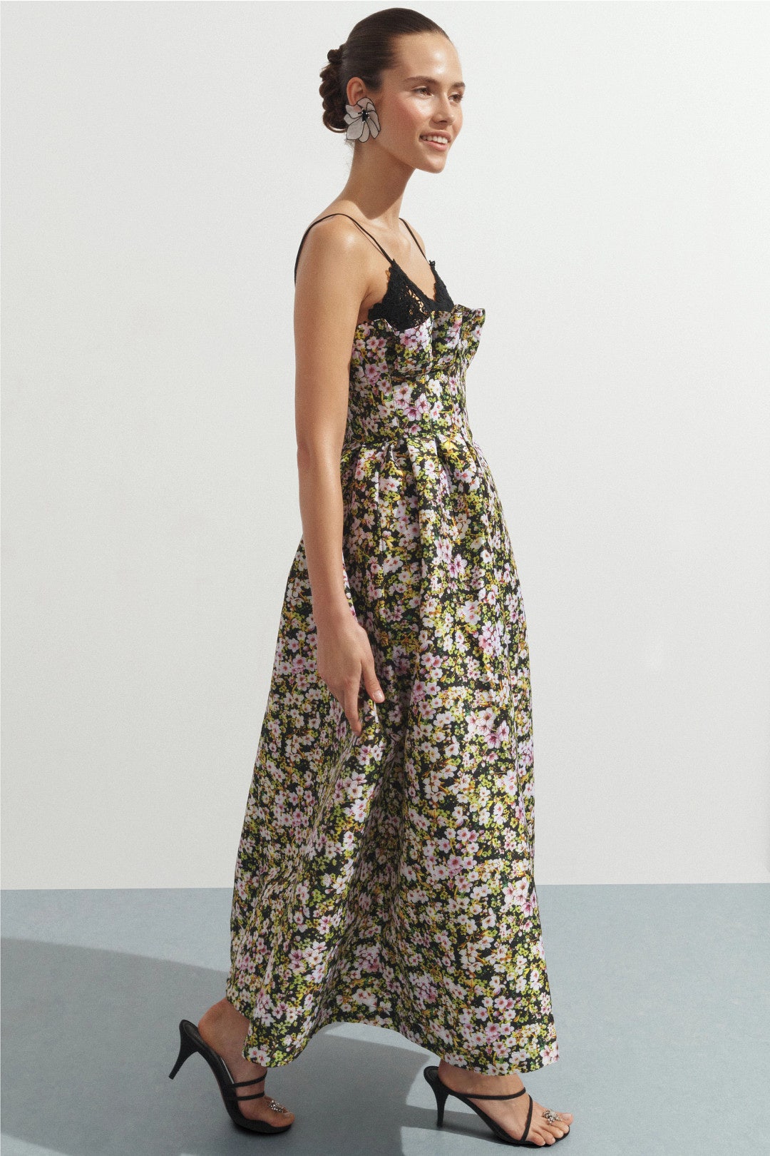 Theresa Lace Trimmed Dress by KIKA VARGAS 1