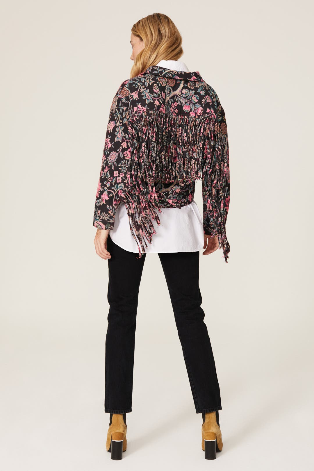 ジャケット・アウター archive western fringe jk Floral Fringe Trucker Jacket by Levi's | Rent the Runway