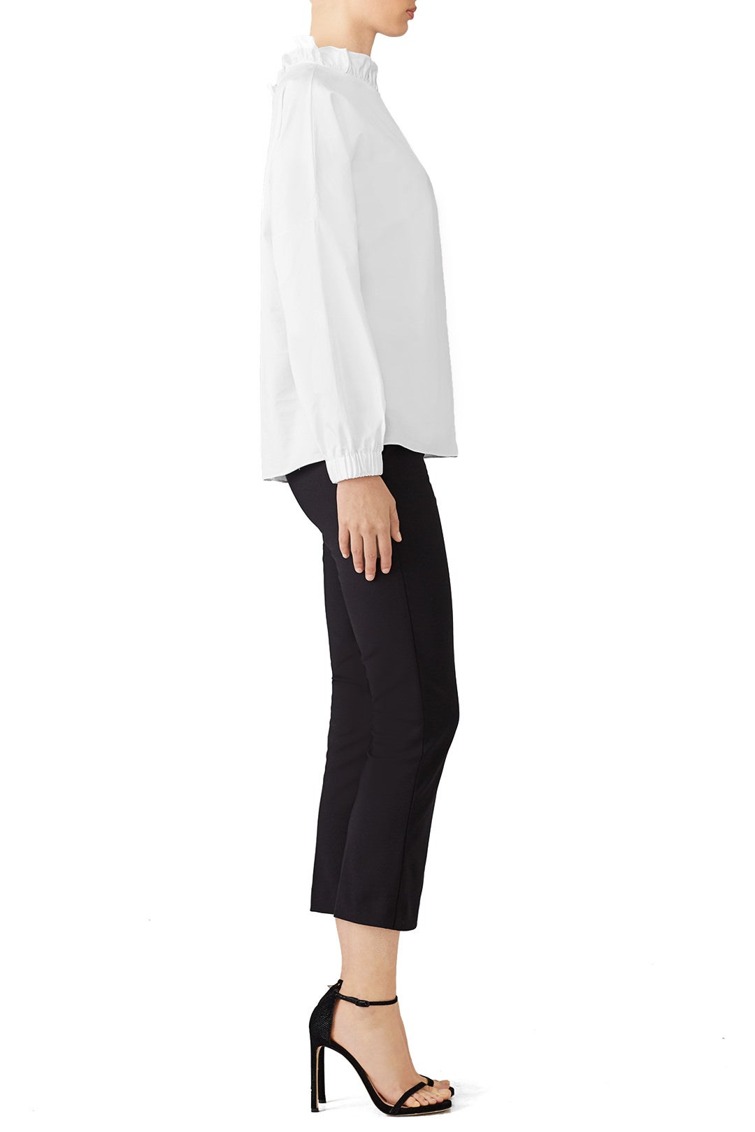 White Poplin Top by Tibi 1