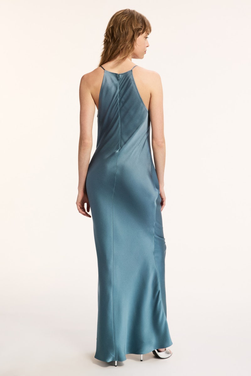Satin Cowl Neck Gown by LAPOINTE - Photo 2
