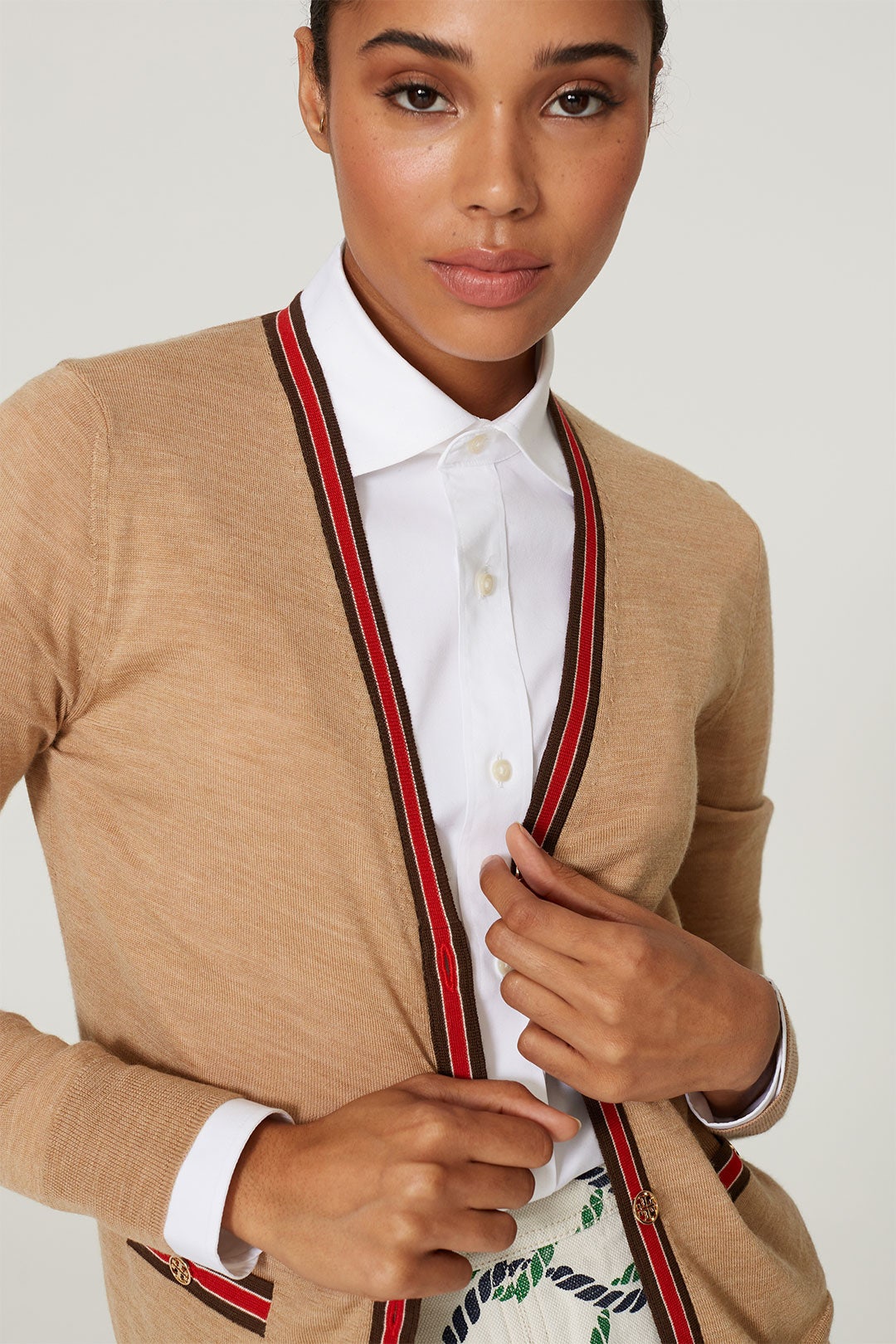 Boyfriend Madeline Cardigan by Tory Burch 2