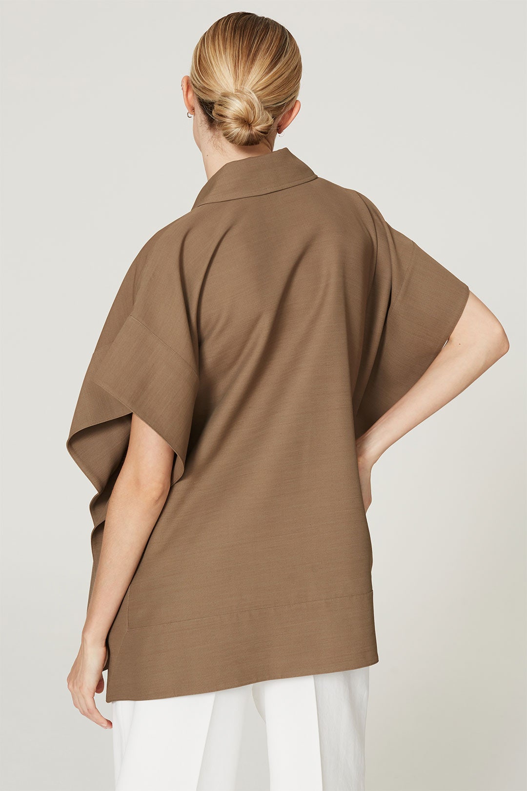 Flounce Hem Polo Shirt by Co 2