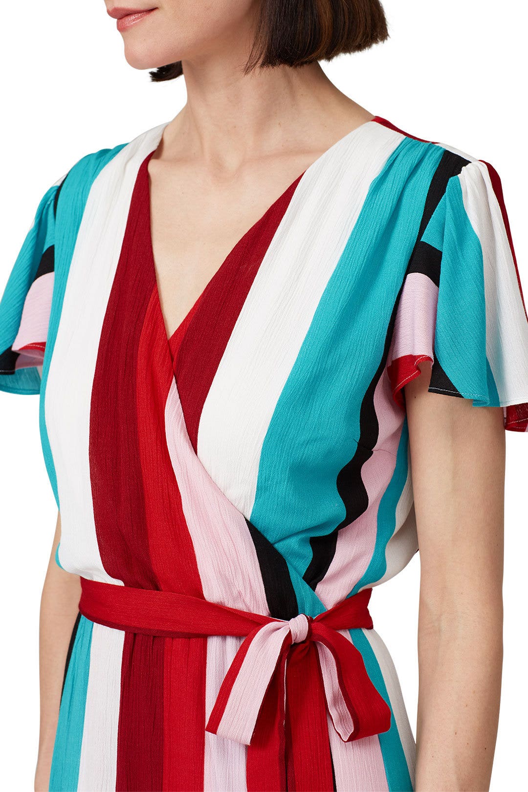Wrap Ruffle Midi Dress by Slate & Willow 1
