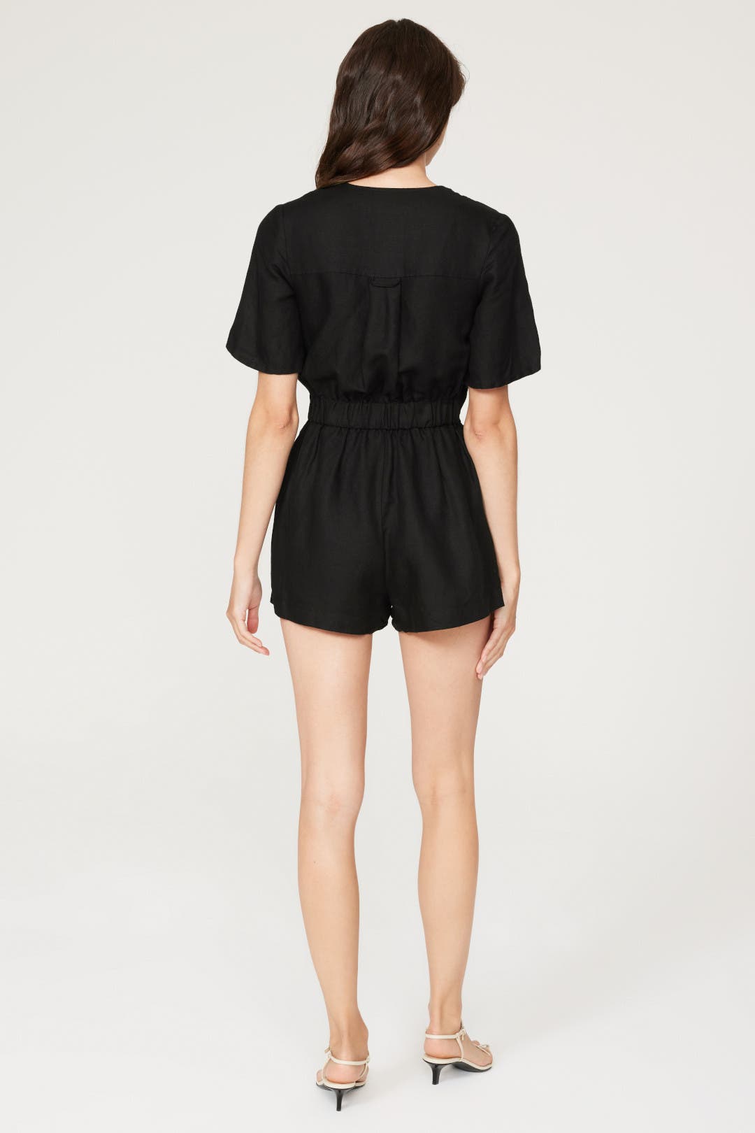 Red Tie Front Romper by Thakoon x RTR | Rent the Runway
