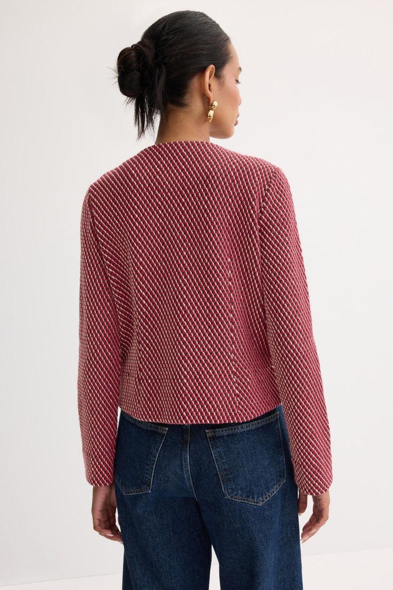 Condor Collarless Cardigan by Aldomartins - Photo 2