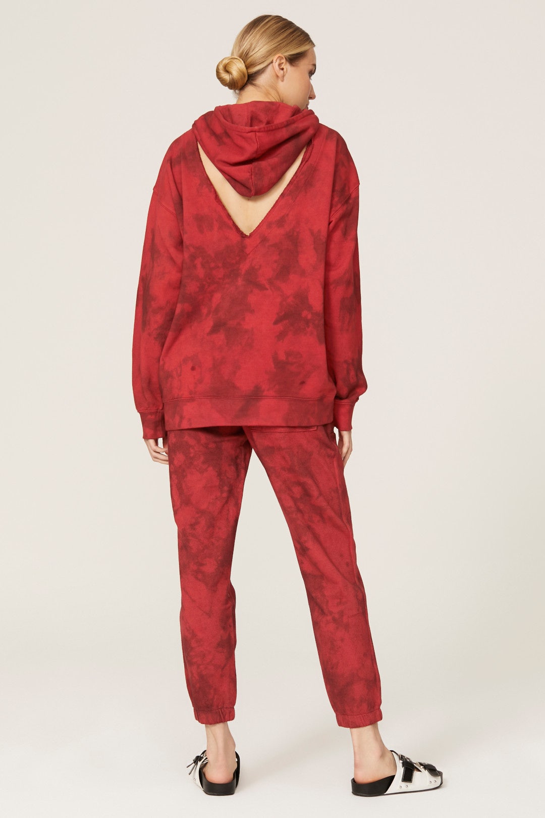 Cutout Tie Dye Hoodie by Hudson 2