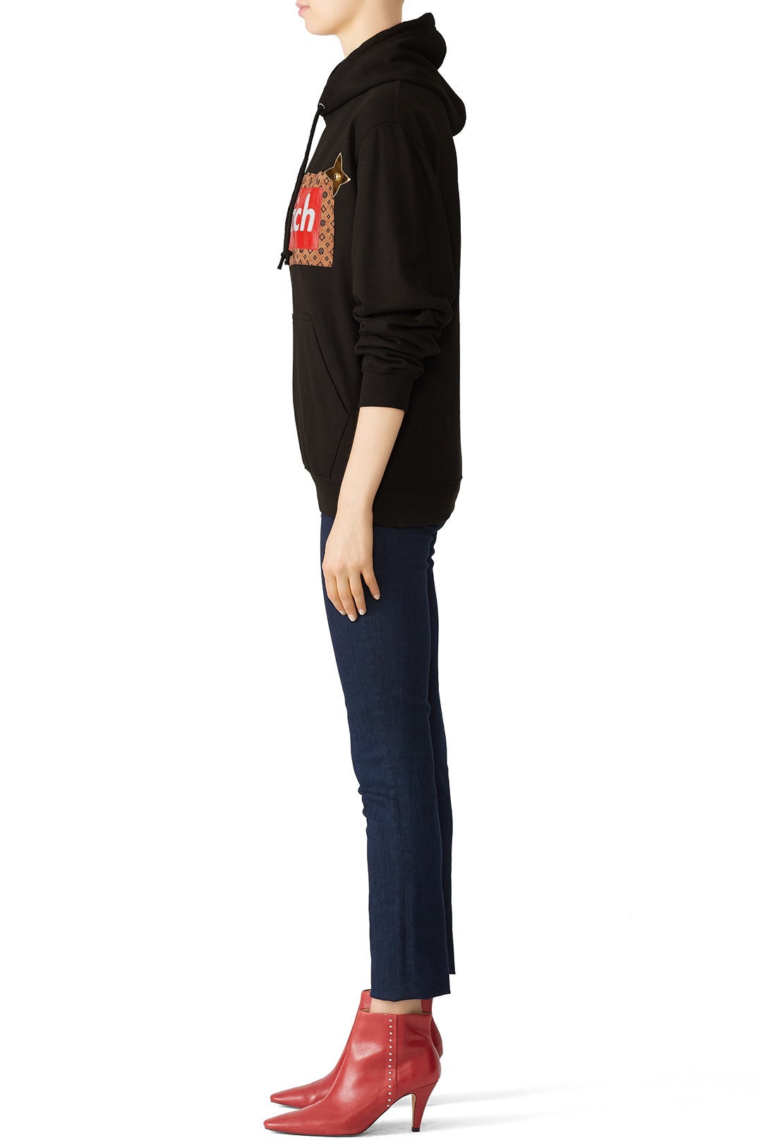 Black Superrich Hoodie by Nil & Mon 1
