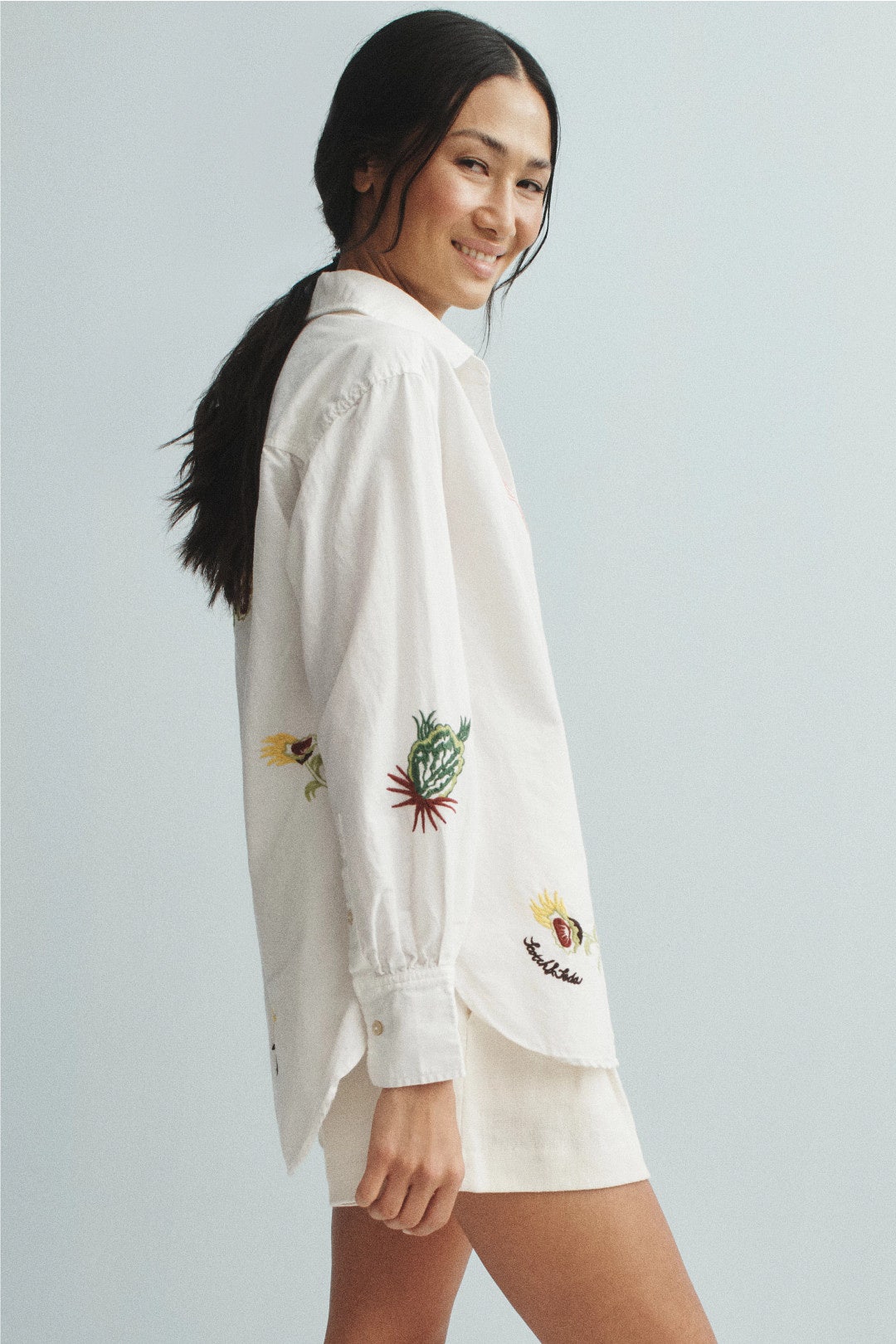 Embroidered Girlfriend Shirt by Scotch & Soda 1