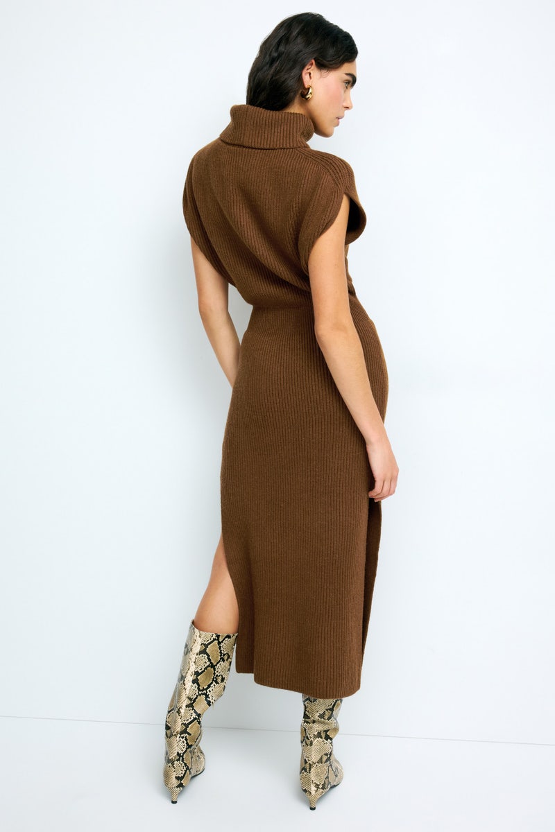 Brown Marigold Sweater Dress by Splendid - Photo 2
