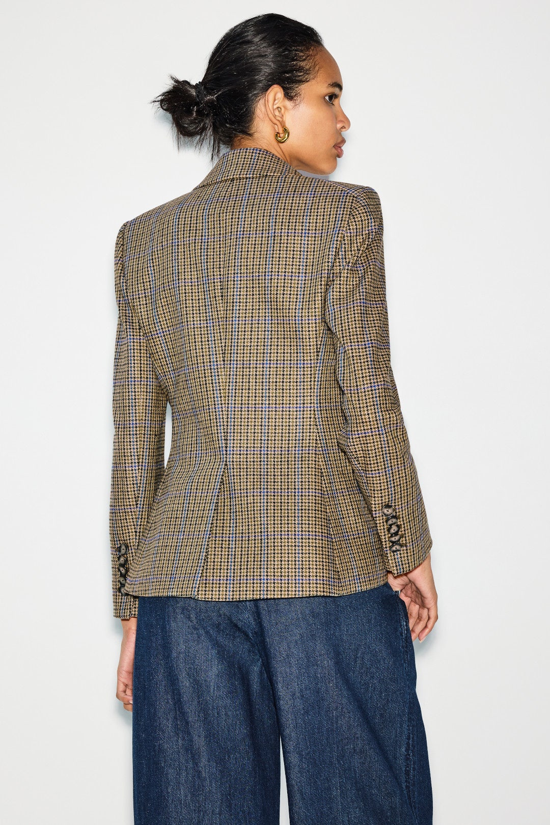 Plaid Structured Miller Dickey Jacket by Veronica Beard 2